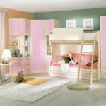Дизайн інтерєру дитячої кімнати для двох дівчаток