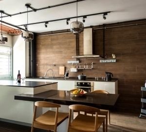 Стиль лофт в інтерєрі кухні: ідеї та особливості дизайну, фото і відео