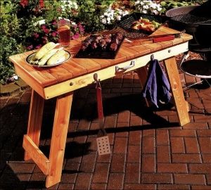 Розкладний стіл для пікніка своїми руками — креслення