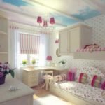 Дизайн інтерєру дитячої кімнати для двох дівчаток