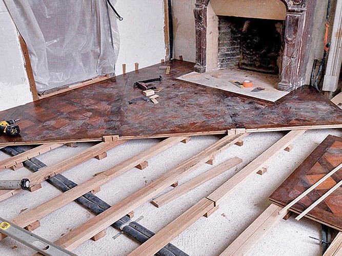 Модульний паркет: спосіб правильної укладки, фото в інтерєрі