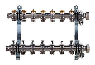 Гребінка для теплої підлоги своїми руками   монтаж, підключення та регулювання