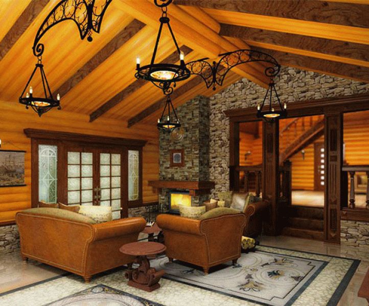 Блок хаус фото внутрішніх оздоблень