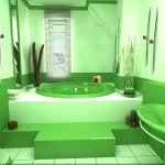 Фото дизайну ванної кімнати в зелених тонах Фото дизайну ванної кімнати в зелених тонах