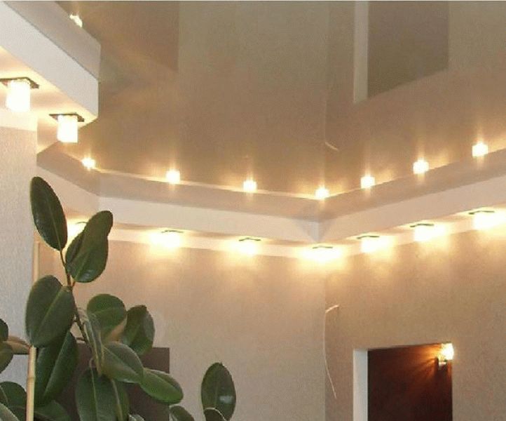 Стелі натяжні для прикраси залу, фото