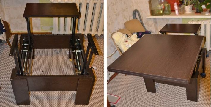 Як зробити журнальний стіл: ідеї, матеріали, покрокова інструкція, креслення з розмірами, фото і відео