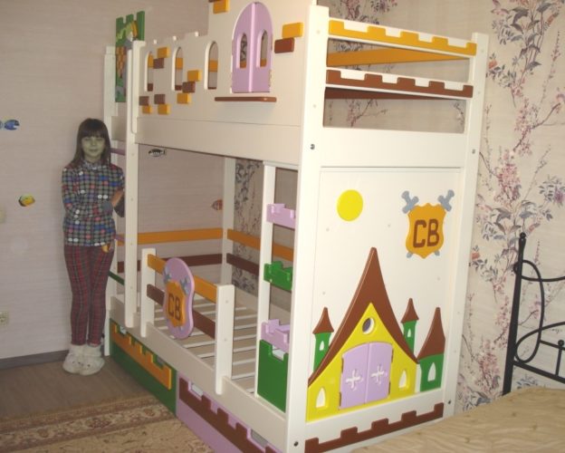 Дитяче двохярусне ліжко своїми руками: креслення, фото і покрокова інструкція
