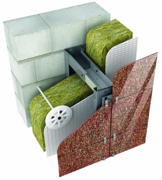 Утеплювач для вентильованих фасадів: вибір і застосування Утеплювач для вентильованих фасадів: вибір і застосування