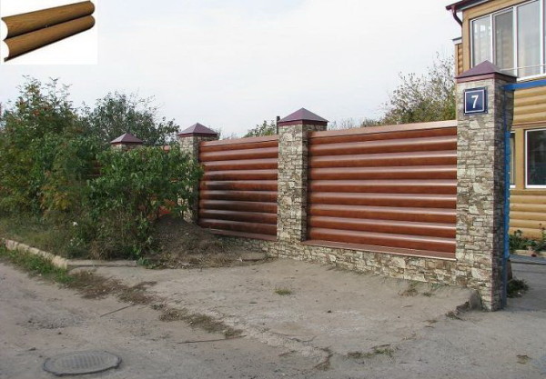 Металлосайдінг під колода: відмінна альтернатива натуральному дереву