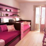 Дизайн інтерєру дитячої кімнати для двох дівчаток