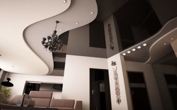 Гіпсокартон в інтерєрі квартири: конструкції на стінах і стелі 10 фото
