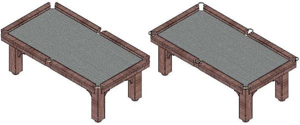 Як зробити більярдний стіл своїми руками — креслення і відео