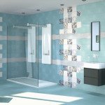 Фото дизайну ванної в блакитних тонах