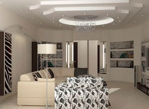 Стелі натяжні для прикраси залу, фото