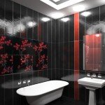 Фото дизайну ванної кімнати в чорному кольорі