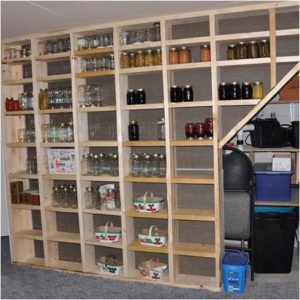 Як зробити полиці у погребі своїми руками — фото