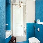 Фото дизайну ванної в блакитних тонах