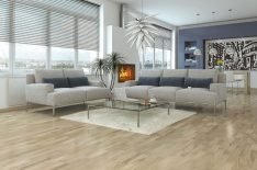 Білий паркет в інтерєрі — фото приклади