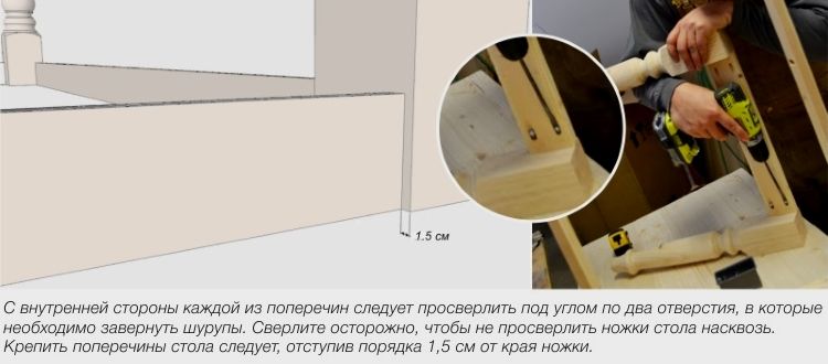 Як зробити обідній стіл: ідеї, матеріали, покрокова інструкція, фото і відео