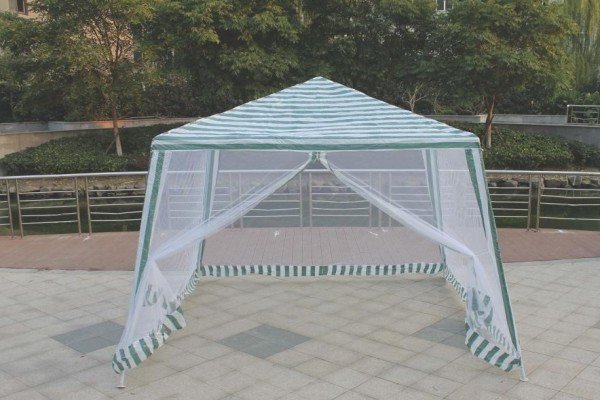 Тенти для дачі — види тентових матеріалів і тканин