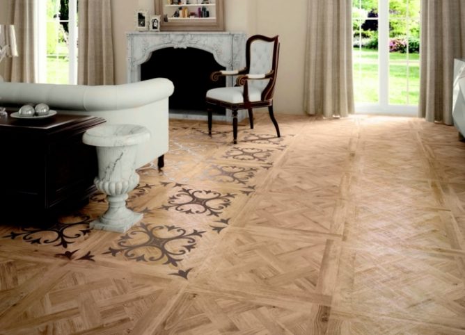 Імітація керамограніта під паркет або паркетну дошку