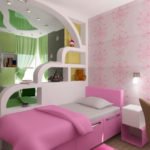 Дизайн інтерєру дитячої кімнати для двох дівчаток