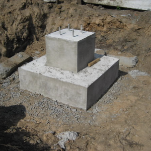 Різновиди залізобетонних фундаментів