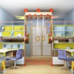 Дизайн дитячої кімнати для двох хлопчиків різного віку