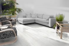 Білий паркет в інтерєрі — фото приклади