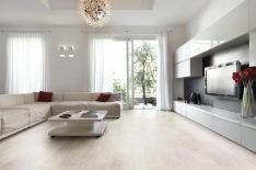 Білий паркет в інтерєрі — фото приклади