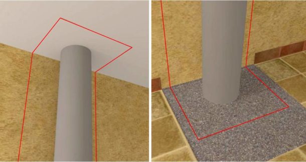 Виготовлення короба з гіпсокартону в туалеті: ховаємо труби від очей