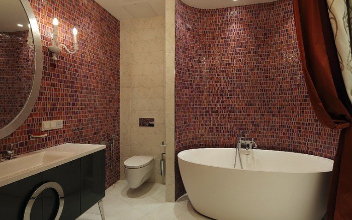 Інтерєр ванної кімнати поєднаної з туалетом: дизайн з фото