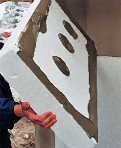 Технологія утеплення пінопластом   розкрій матеріалу і тонкощі монтажу