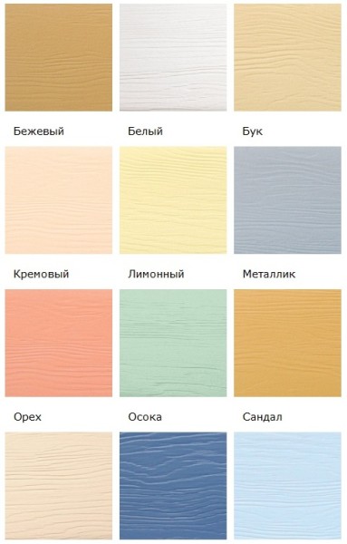 Кольори сайдинга: різноманітність кольорів та критерії вибору Кольори сайдинга: різноманітність кольорів та критерії вибору