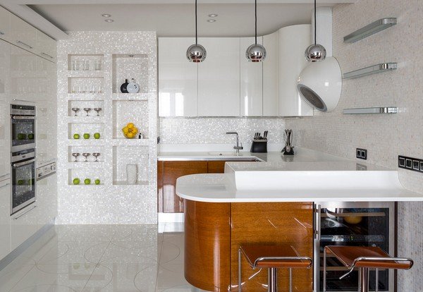 Виступ в кутку кухні