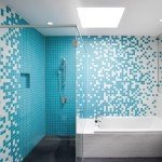 Фото дизайну ванної в блакитних тонах