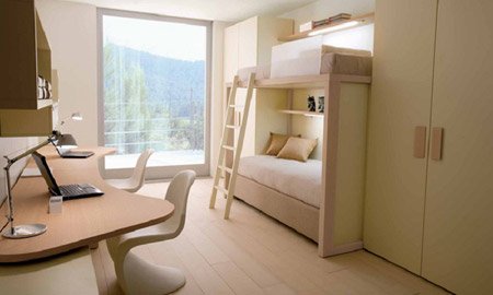 Дизайн інтерєру дитячої кімнати для двох дівчаток