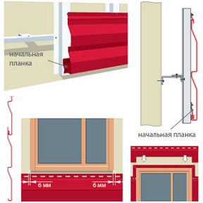 Установка металосайдингу: порядок робіт Установка металосайдингу: порядок робіт
