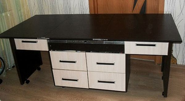 Як зробити і зібрати стіл трансформер своїми руками