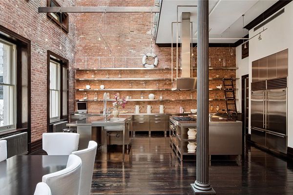 Стиль лофт в інтерєрі кухні: ідеї та особливості дизайну, фото і відео