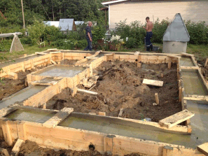 Деревяна опалубка для стрічкового фундаменту: будова і функції, матеріали, технологія робіт