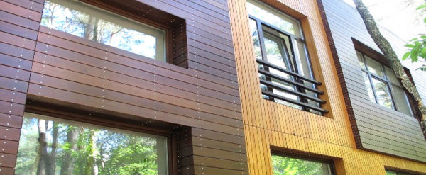 Сучасне рішення — оздоблення фасаду деревом