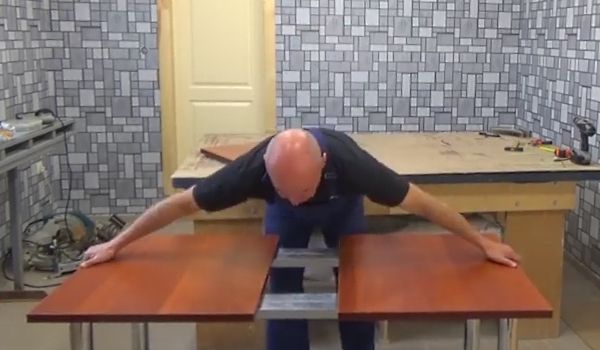 Розкладний стіл своїми руками — креслення та інструкція з фото