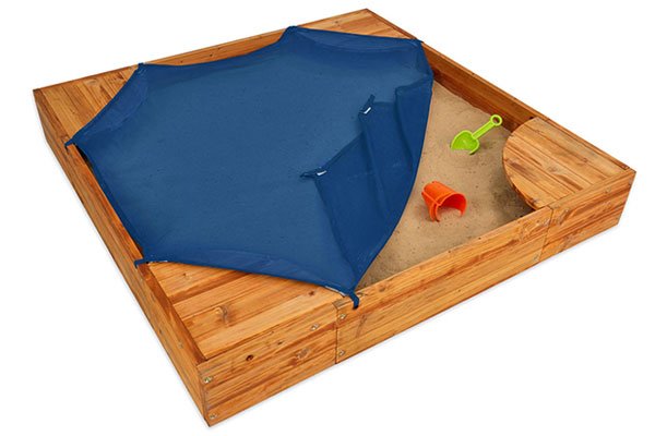 Дитяча пісочниця з кришкою своїми руками: матеріали, етапи робіт, схеми і креслення, фото