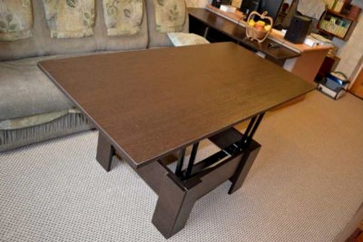 Як зробити журнальний стіл: ідеї, матеріали, покрокова інструкція, креслення з розмірами, фото і відео