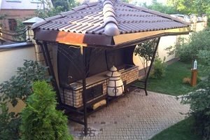 Як побудувати тандир з цегли: технологія кладки і схема установки з фото