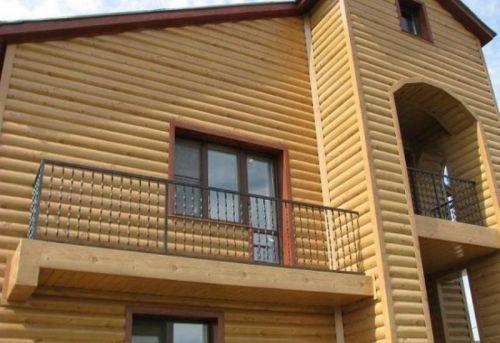 Сайдинг, Блок хаус — панелі, що імітують зруб Сайдинг, Блок хаус — панелі, що імітують зруб