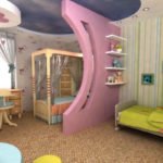 Дизайн інтерєру дитячої кімнати для двох дівчаток