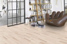 Білий паркет в інтерєрі — фото приклади