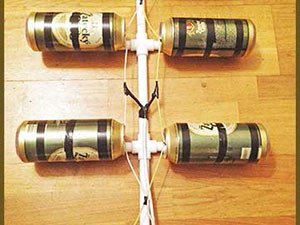 Як виготовити антена з пивних банок